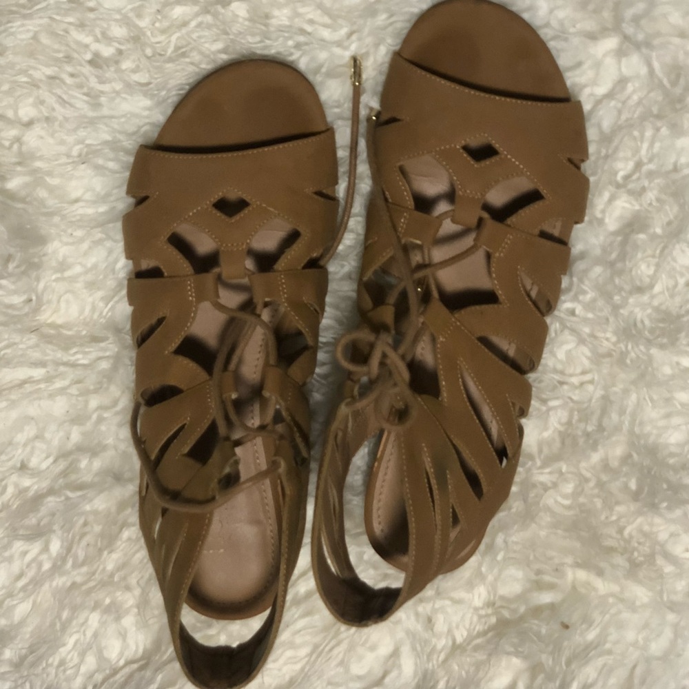 FRANCO SARTO lace up sandals with small heel